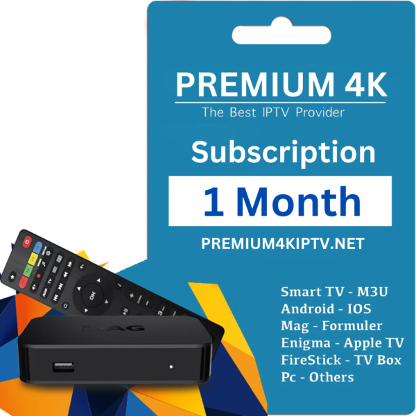 Subcription Iptv 1 Month 1